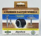 Slipstick CB681 2 Inch Floor Protector Rubber Caster Wheels (Set of 4)