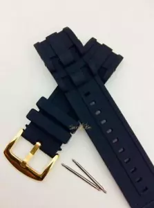 26 mm Gummi SCHWARZ Uhrenarmband für Invicta Pro Diver 6977-6978-6981-6983 23702 - Bild 1 von 6