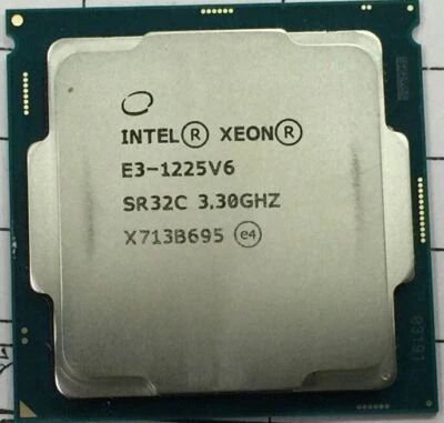 Intel Xeon E3-1225 V6 3.30GHz Quad-Core 8MB LGA1151 SR32C CPU Processor - Image 1 of 3
