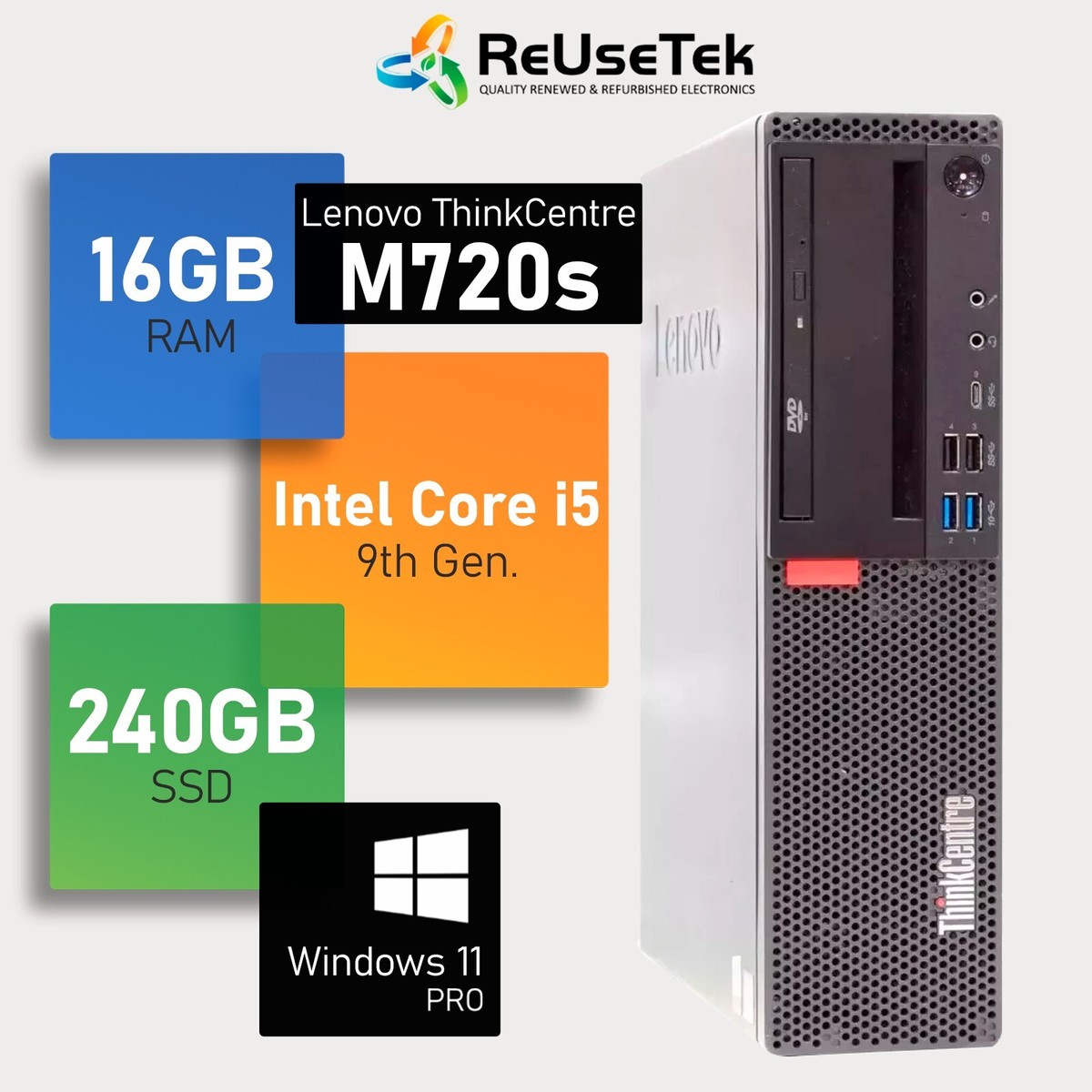 Lenovo Intel Core i5 9th Gen. PC Desktops & All-In-One Lenovo Intel Core i5 9th Gen. PC Desktops & All-In-One