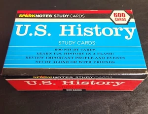 Tarjetas de estudio de historia de Estados Unidos Spark Notes - 600 tarjetas flash - Imagen 1 de 3