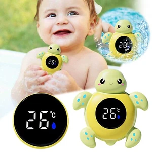 Probador de temperatura de baño para bebé lindo flotador de piscina dibujos animados tortuga nuevo - Imagen 1 de 10