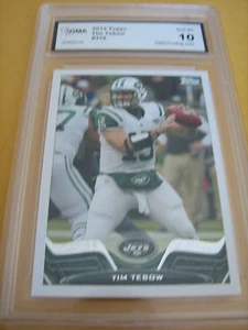 TIM TEBOW JETS 2013 TOPPS # 316 GRADO 10 L@@K - Foto 1 di 1