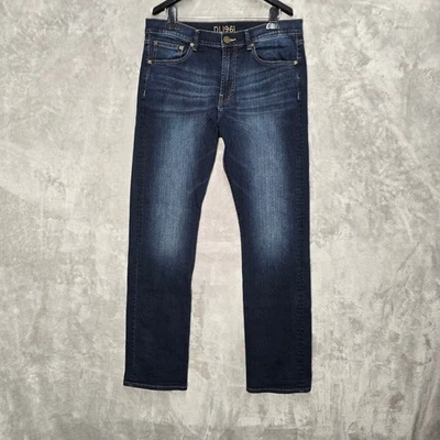 Pantalones de mezclilla para hombre DL1961 Vince informales rectos lavados oscuros talla 34 cintura 33 entrepierna Foto 1 de 4