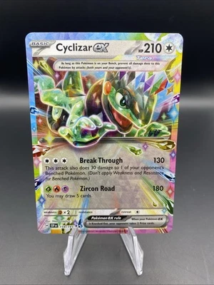 Pokémon Cyclizar ex 159/191 Sv08: Surging Sparks Holo - Image 1 of 2