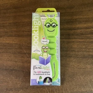 Bookmark Bookworm LED Booklight Flexilight Green - By Thinking Gifts - Picture 1 of 5