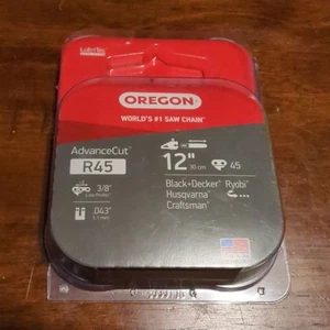 Oregon 12" R45 Chainsaw Chain NEW Sealed 45 DL ~ 3/8" LP ~ .043" - Picture 1 of 2
