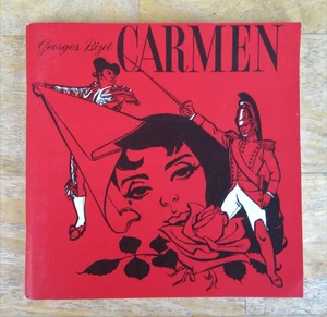 VTG GEORGES BIZET CARMEN BOOKLET, 1951 RCA w/ English Translation Opera Libretto - Imagen 1 de 12