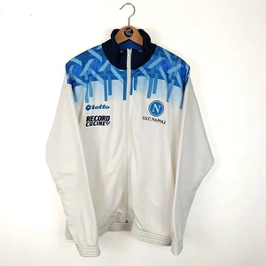 NAPOLI GIACCA LOTTO RECORD CUCINE VINTAGE JACKET TRACKTOP TRAINING 1995-1996 - Picture 1 of 9