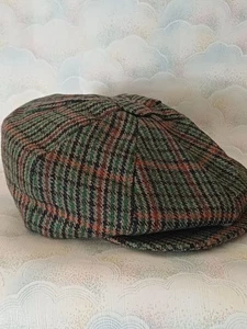 Georgia Rianne Mütze grün Wolle Tweed Baker Boy Cap Countryside Classics 60 cm - Bild 1 von 7