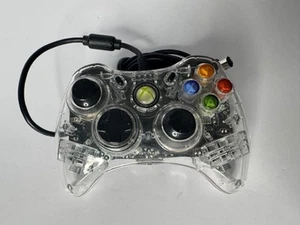 AfterGlow PL-3702 Wired Translucent USB Xbox Game Controller Untested As Is - Picture 1 of 6