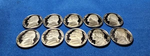 10 Jefferson Nickle FS Proof Set 10 Coin Lot 1992--2001 S - Picture 1 of 4