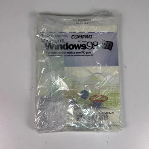 Vintage Windows 98 Compaq Getting Started Paper Copy Manual for PC Great Shape - Picture 1 of 4