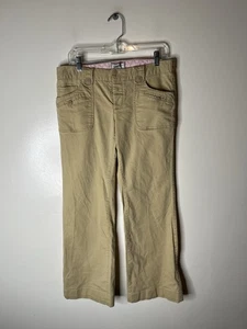 Y2K Vintage American Eagle Low Rise Pants Flare Wide Leg Womens Size 10 Stretch - Picture 1 of 11