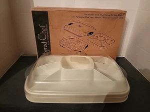 Pampered Chef Chillzanne Rectangular Server #2781 Deviled Egg/Vegetable Tray - Picture 1 of 7