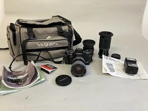 Yashica FX-103 Program incl. diverse Objektive und Zubehör | vintage Analog Foto - Imagen 1 de 24