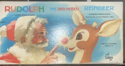 1977 Rudolph The Red Nosed Reindeer Board Game Cadaco Christmas Complete RARE - Image 1 of 4