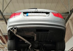BMW 325i (N53) E90/E91 Schalldämpfer hinten Löschrohr - Doppel 3" Endrohr B - Bild 1 von 7