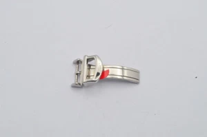 IWC LEDER ARMBAND FALTSCHLIESSE 16MM STAHL DEPLOYMENT CLASP 2 - Bild 1 von 2