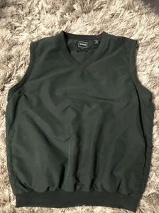 🔥 Bolle Golf Mens Sz XL Water And Wind resistant Vest Pullover Classic green - Picture 1 of 2