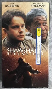 NEW SEALED The Shawshank Redemption (VHS, 2001) Morgan Freeman Best Buy Sticker - Picture 1 of 4