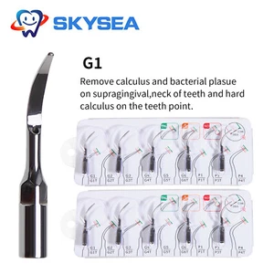1-10 Dental Ultrasonic Piezo Scaler Tips G1 fit Woodpecker EMS Handpiece - Picture 1 of 11