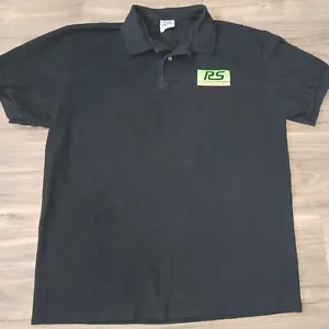 Polo uomo RS Motorsport - manica corta - taglia Large L - nero fluo - Foto 1 di 10