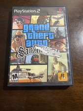 Grand Theft Auto: San Andreas GTA (Sony PlayStation 2 PS2, 2004) With Manual