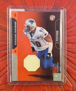 Julius Peppers 2005 Topps Uncommon Pro Bowl Jersey Patch Game Worn Panthers - Picture 1 of 2