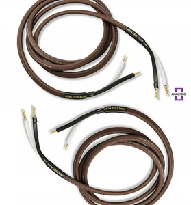 Analysis Plus Chocolate Theater 4 Speaker Cable 4 x 16 AWG Stereo 10 ft Pair - Picture 1 of 1