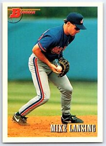 1993 Bowman Mike Lansing Rookie Montreal Expos #184