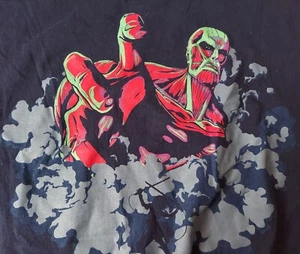 Attack on Titan Colossal Anime/Manga 3XL Womens Black T-Shirt Funmation - Foto 1 di 3