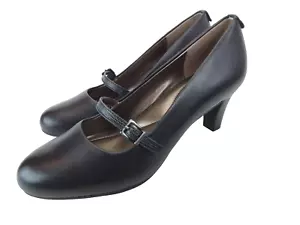 Easy Spirit Ampara Black 25027267-4WO Women's Size 6 Wide US NIB - Picture 1 of 9
