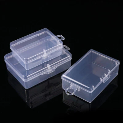 Plastic Box Translucent Box Storage Box Packing Box Rectangular Case Waterpro ❥↔ - Image 1 of 4