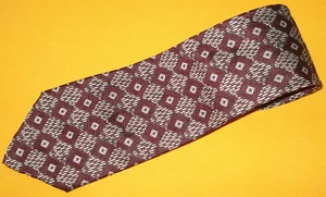 HICKEY FREEMAN SELF TIPPED GEOMETRIC TIE - TIES - NECKWEAR - DESIGNER TIES. - Picture 1 of 3