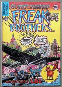 Fabulous Furry Freak Brothers No 6 - 1980 Gilbert Shelton Knockabout Comics - Foto 1 di 1