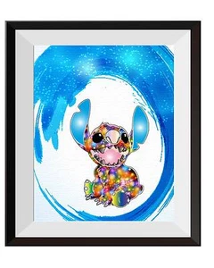 Uhomate Lilo and Stitch Ohana Stitch Tattoo Poster Print Nursery Wall Decor C038 - Picture 1 of 2
