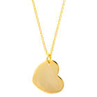 18k Gold Vermeil Large Heart Pendant By Numa Jewelry