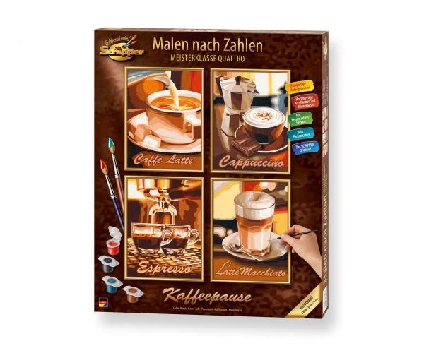 Schipper 609340553 MNZ - Kaffeepause (Quattro), Malen nach Zahlen - Bild 1 von 1