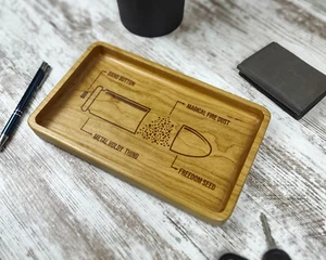 Anatomy of a Pew Catch-All Tray | 10x6” | Durable Valley Tray for Police, Milita - Picture 1 of 10