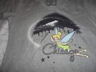 Large Woman's Tinkerbell CHICAGO Gray Tee Shirt NWT Disney Store