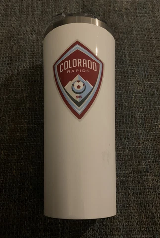 NWT Corkcicle Colorado Rapids 24 OZ Tumbler Stainless Steel Insulated  P5 Cover