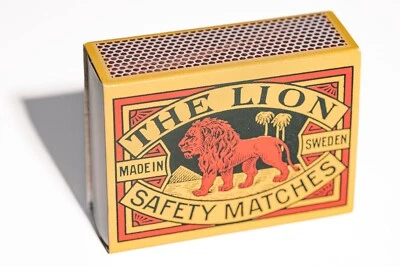 The Lion Safety Matches (strike on box, made in Sweden) - Image 1 of 3