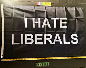 Liberale saugen Flagge KOSTENLOSER ERSTKLASSIGER VERSAND! I Hate B Desantis Trump USA Schild 3x5' - Bild 1 von 1