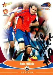 ✺Firmada✺ Tarjeta Brisbane Roar 2007 A-League Ante Milicic - Imagen 1 de 2