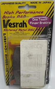 Vesrah VD-260JL Sintered Brake pads Yamaha XVS1100 XJ6 FZ6 XP500 YP250 FA199 - Picture 1 of 1