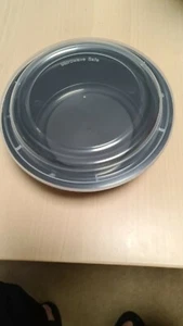 Runde Meal Prep Behälter + Deckel 34 Unzen Stark & Langlebig Premium Qualität - Bild 1 von 7