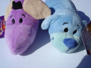 LITTLE FLIPZEES 5" FLIPAZOO AZURY PUPPY  FLIPS INTO EWA ELEPHANT  2 IN 1 - Picture 1 of 3