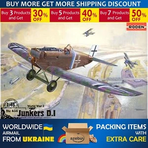 Junkers D.I (tardo) combattente tedesco prima guerra mondiale kit modello in plastica scala 1/48 RODEN 434 - Foto 1 di 12