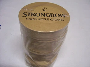 100 Strongbow Hart Apfelwein Untersetzer 1 Voll Neu Hülle Gleicher Druck 2 Seiten - Bild 1 von 4